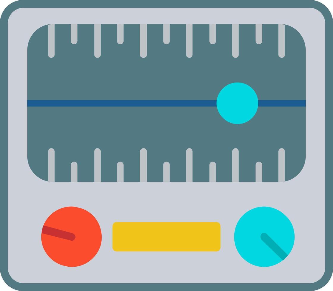 Dial Flat Icon vector