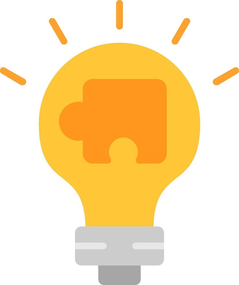 Solution Flat Icon vector