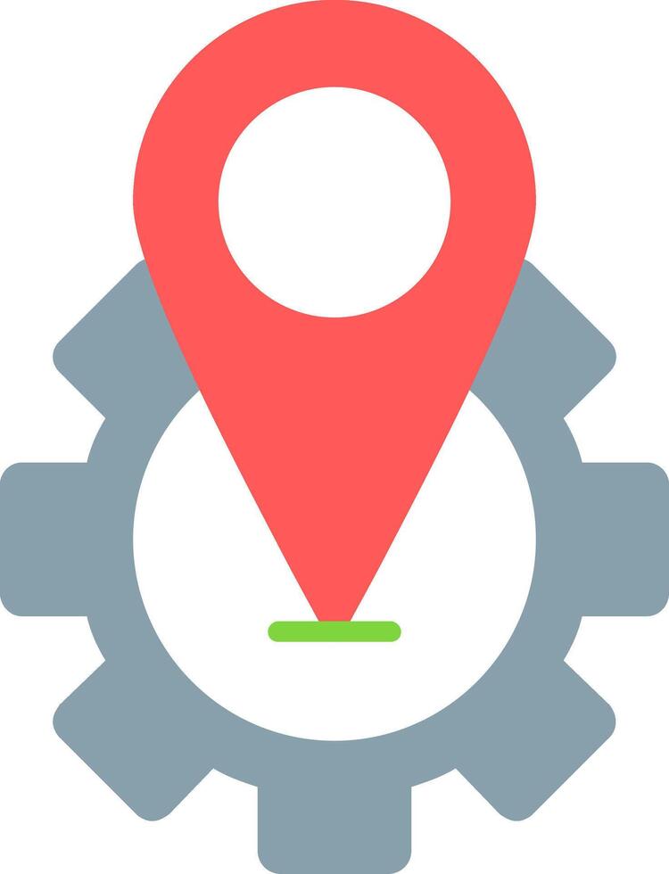 Location Flat Icon vector
