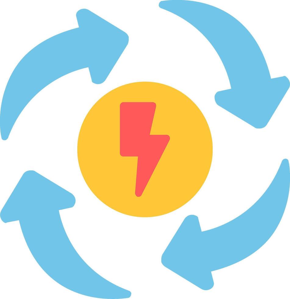 Eco Energy Flat Icon vector