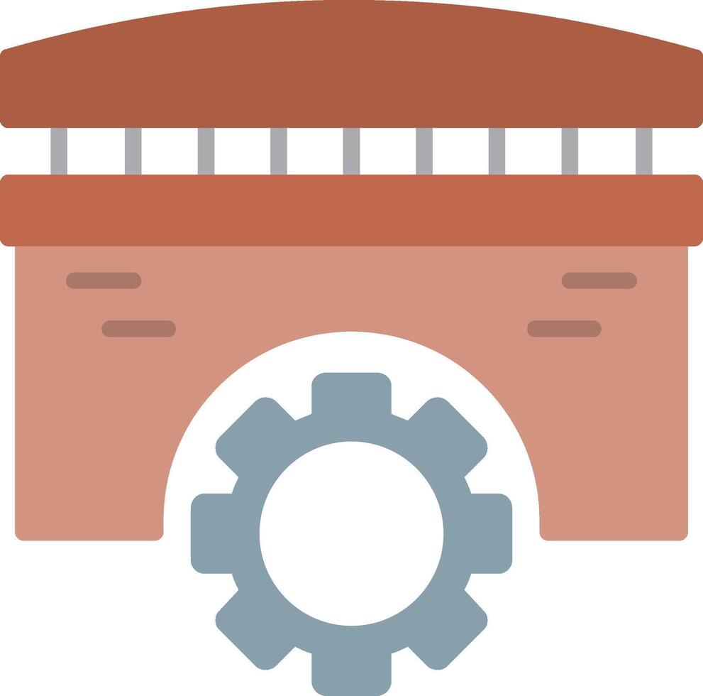 Bridge Flat Icon vector