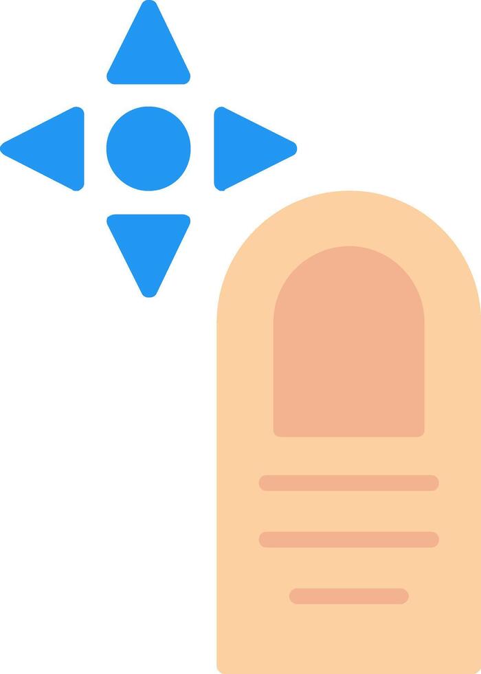 Drag Flat Icon vector