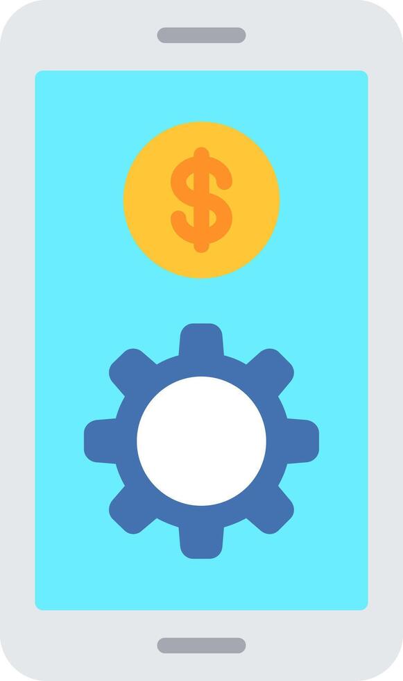 Smartphone Flat Icon vector