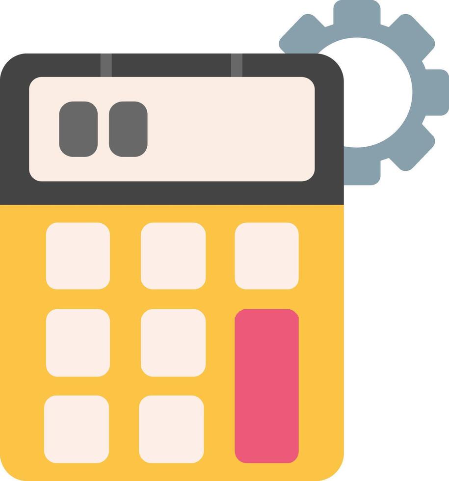 Calculator Flat Icon vector