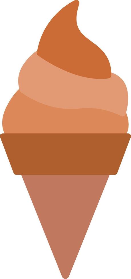 Ice Cream Flat Icon vector