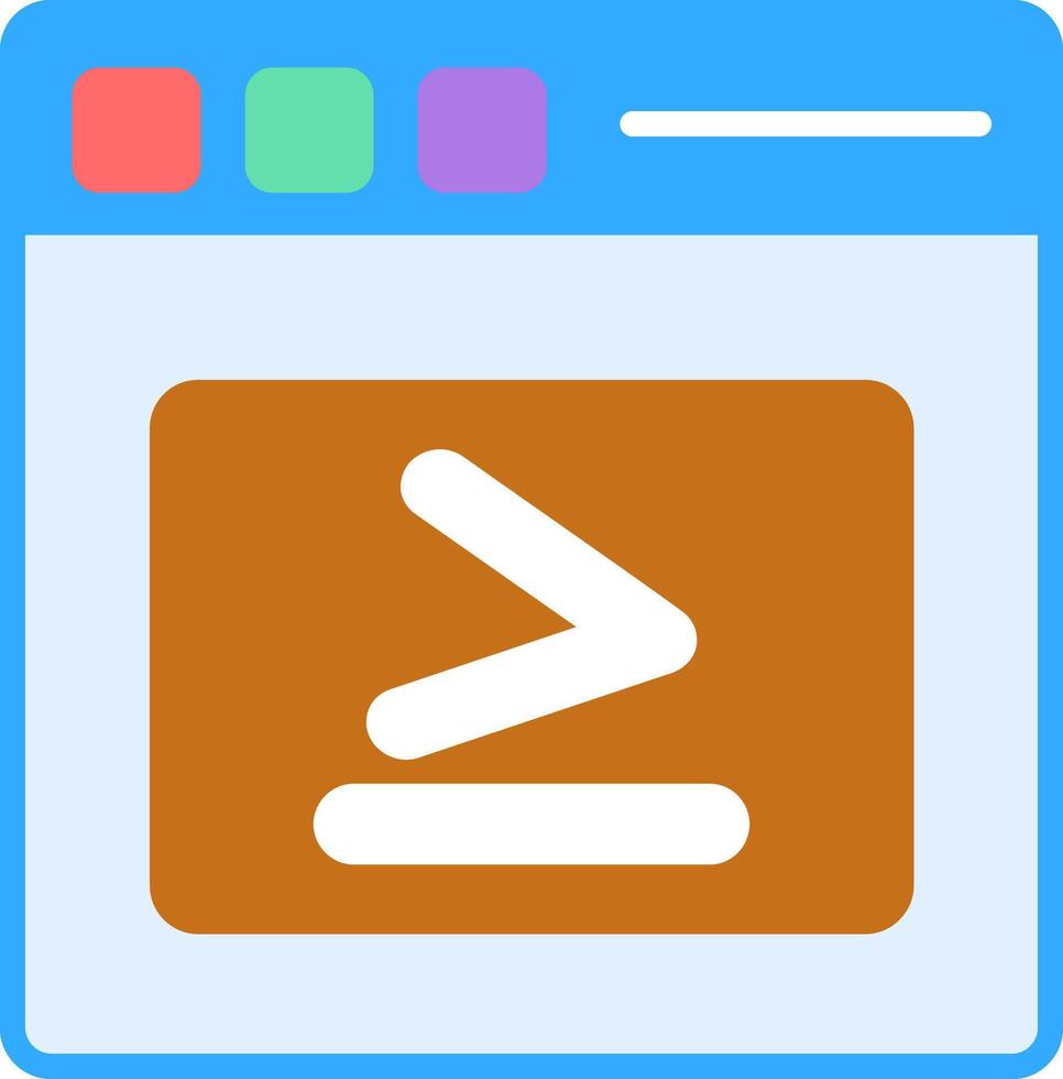 Greater Than Flat Icon vector