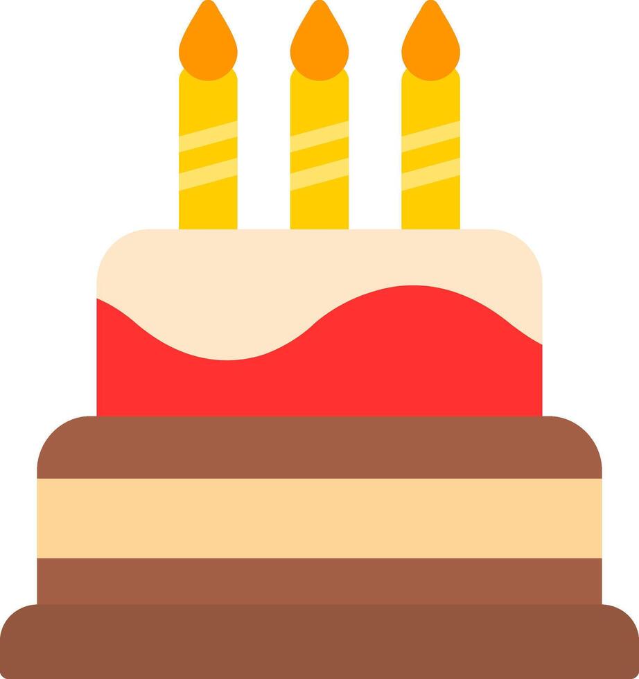 Cake Flat Icon vector