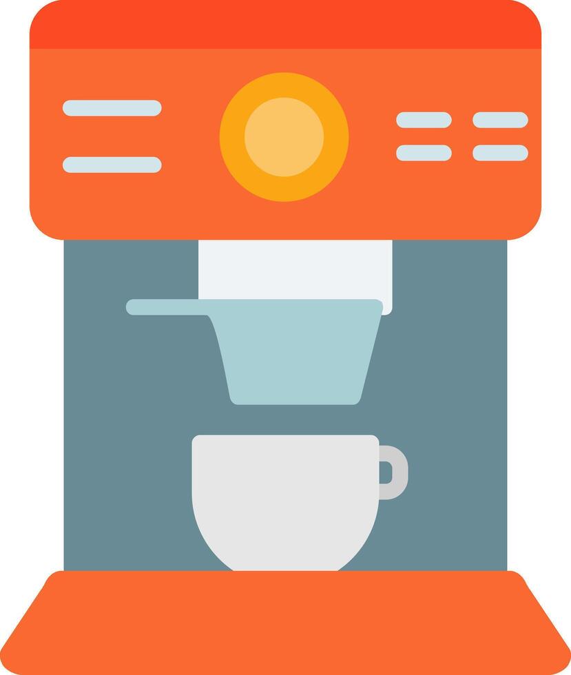 Coffee Machine Flat Icon vector