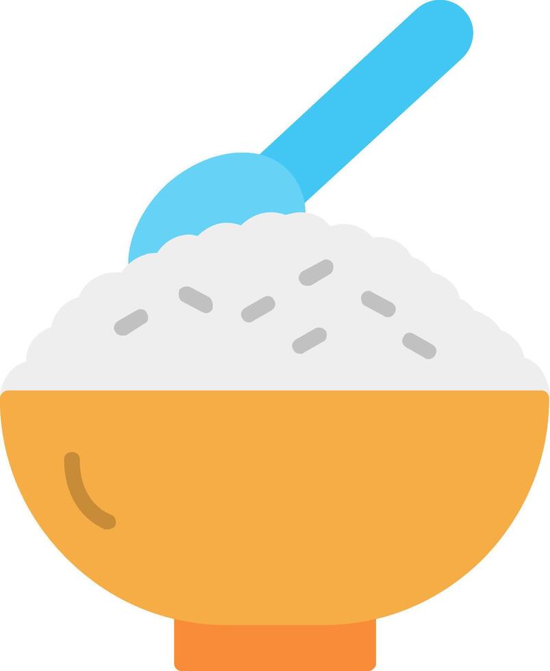 Rice Flat Icon vector