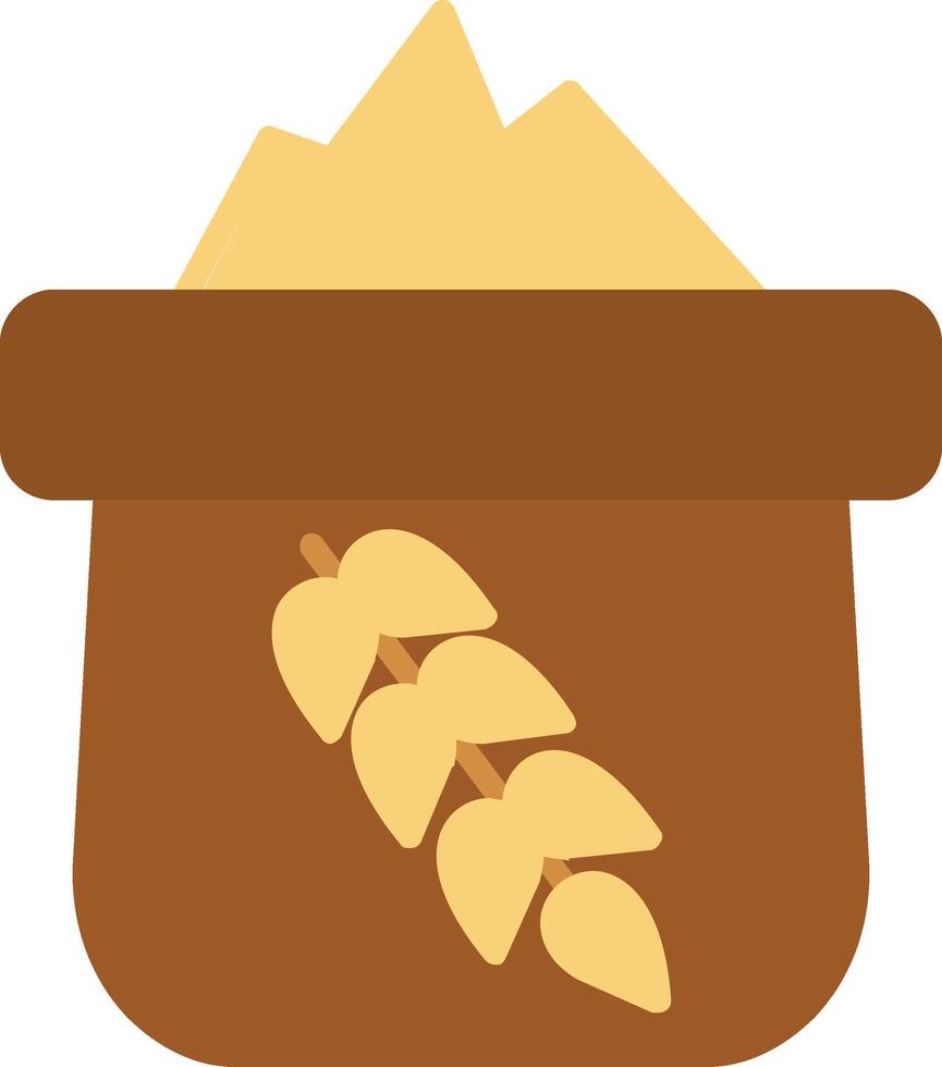 Flour Flat Icon vector