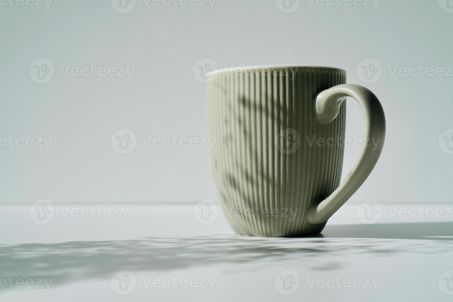 a cup with coffee photo