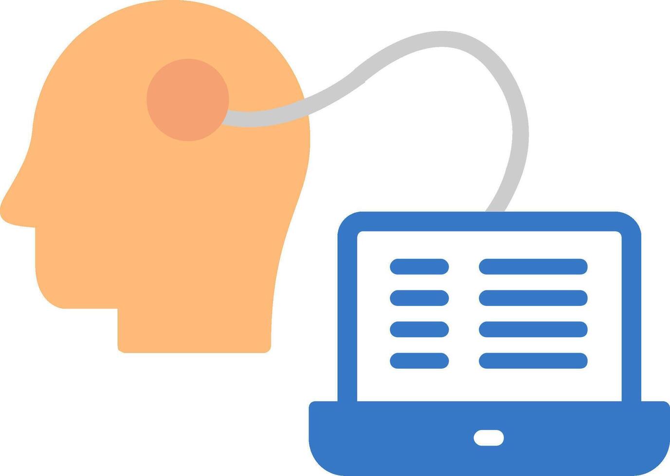 Android Flat Icon vector