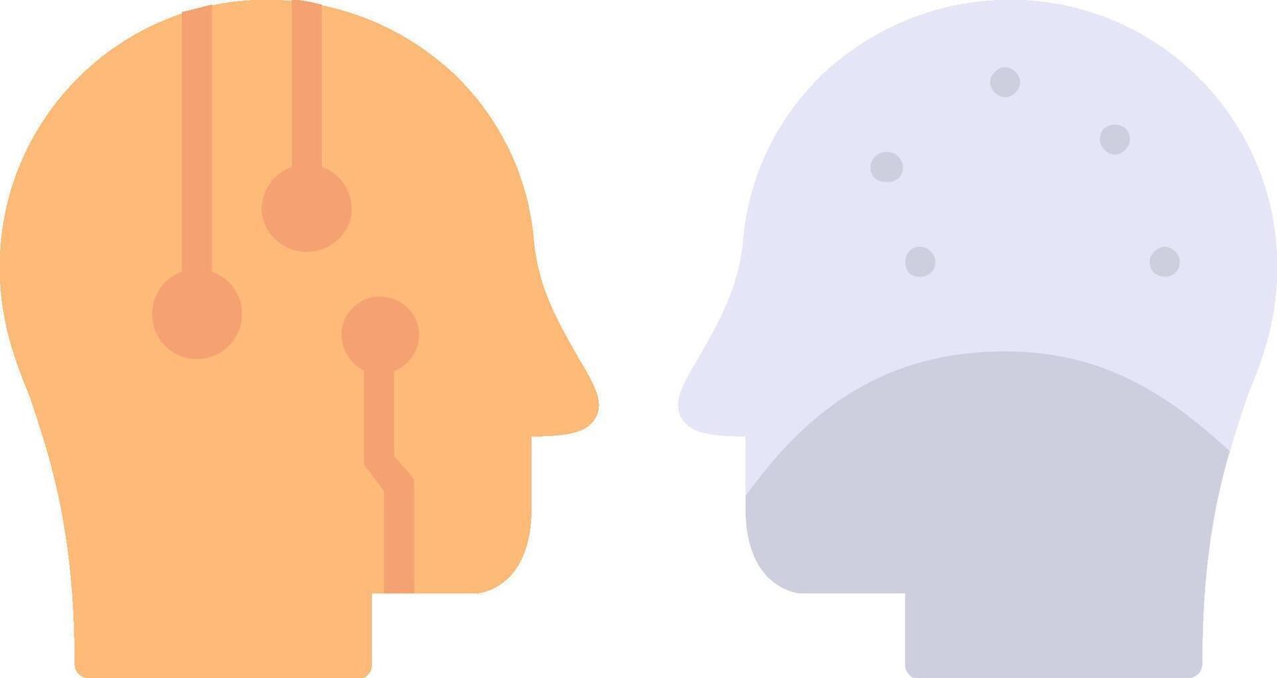 Turing Test Flat Icon vector