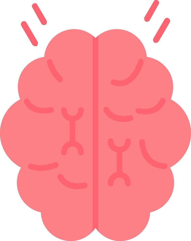 Brainstorm Flat Icon vector