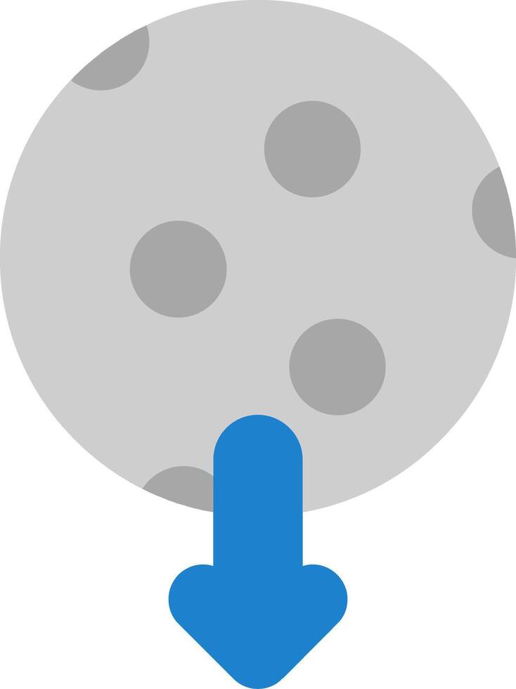 Moon Flat Icon vector