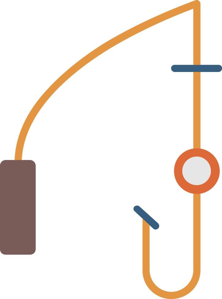 Rod Flat Icon vector