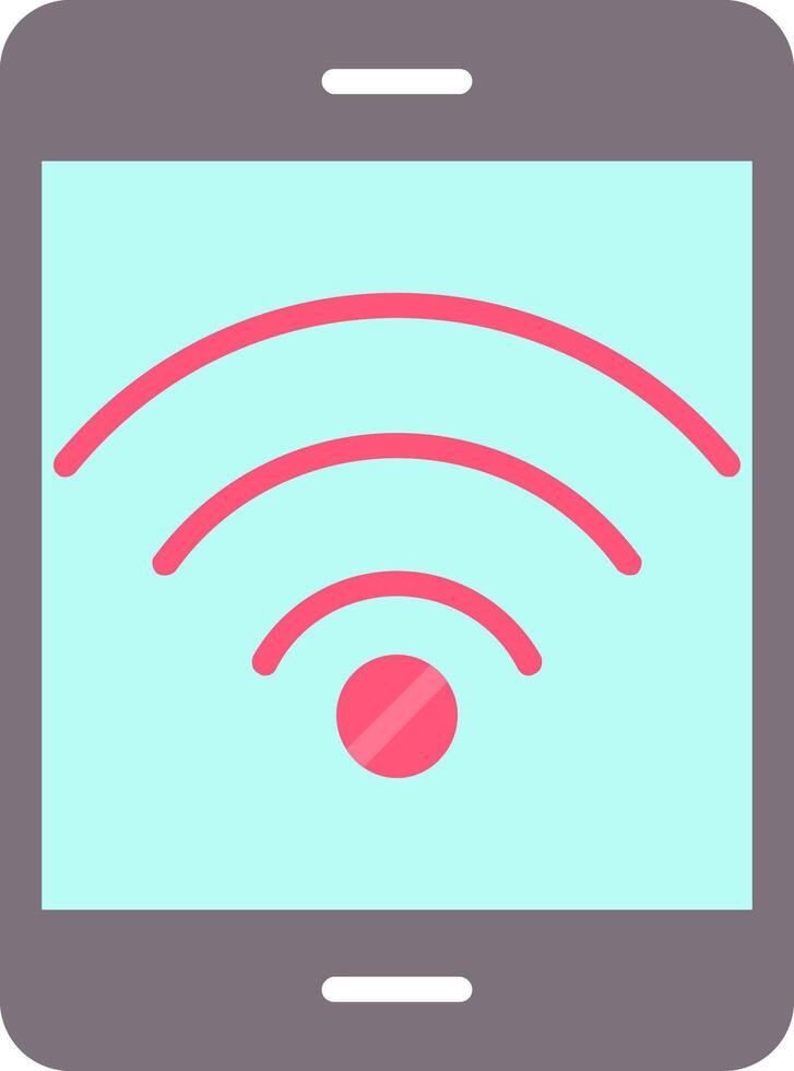 No Wifi Flat Icon vector