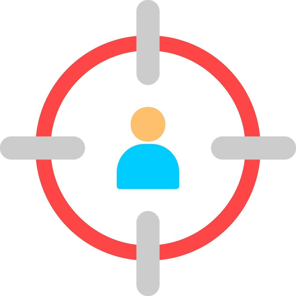 Headshot Flat Icon vector