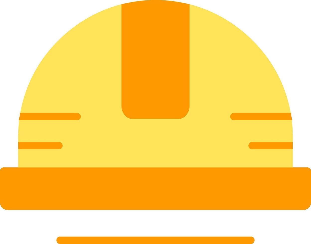 Helmet Flat Icon vector