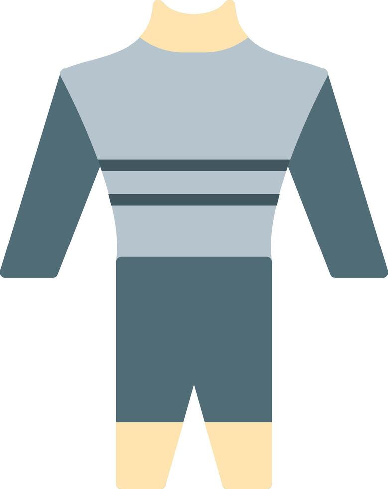 Wetsuit Flat Icon vector