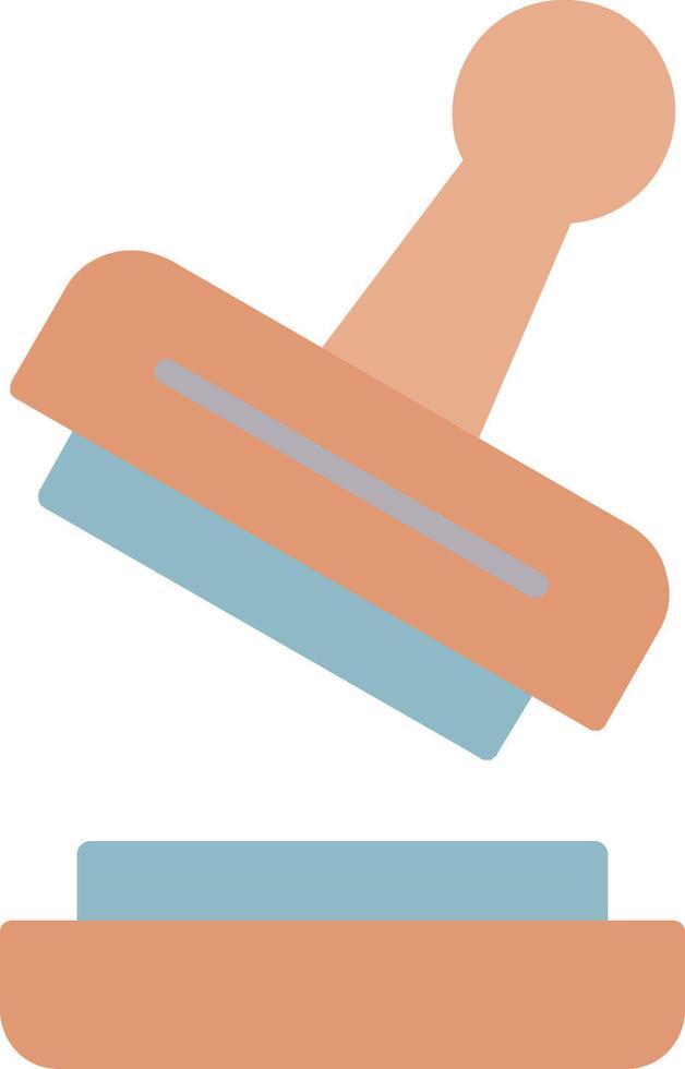 Stamp Flat Icon vector