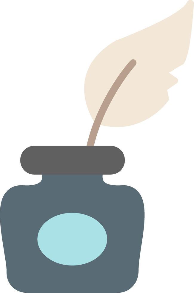 Ink Flat Icon vector