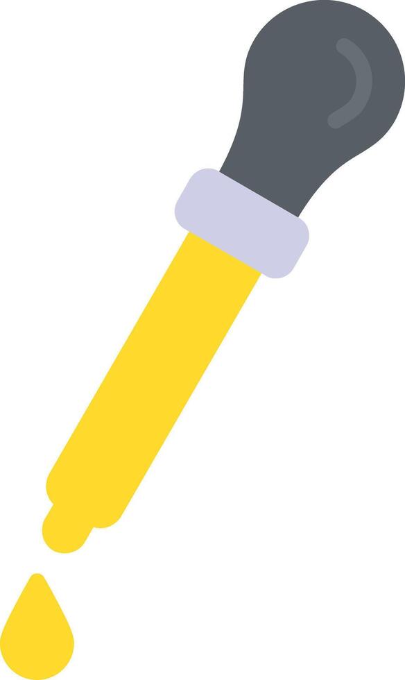Dropper Flat Icon vector