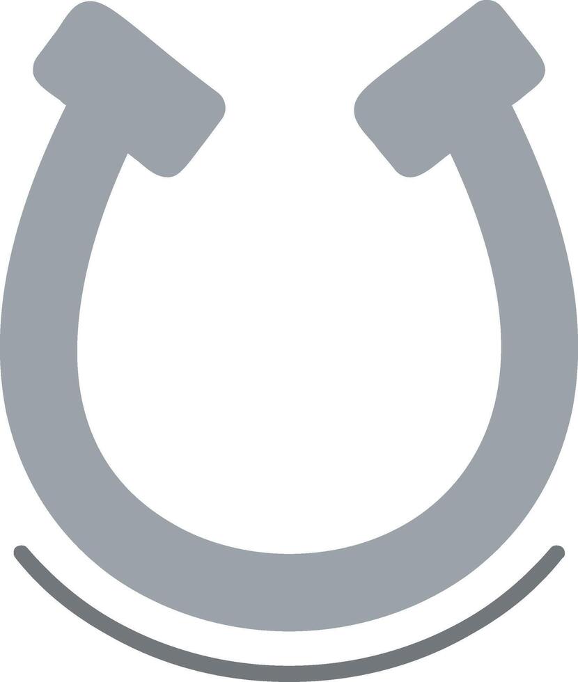 Horseshoe Flat Icon vector