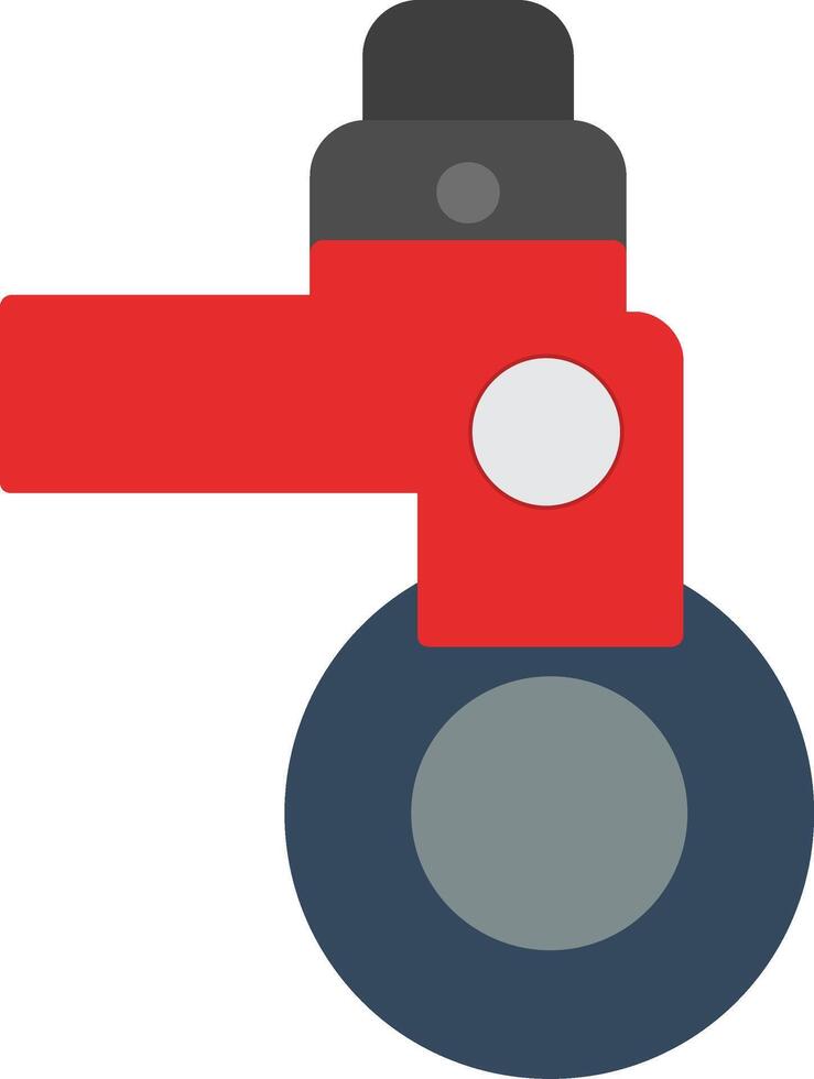 Caster Flat Icon vector