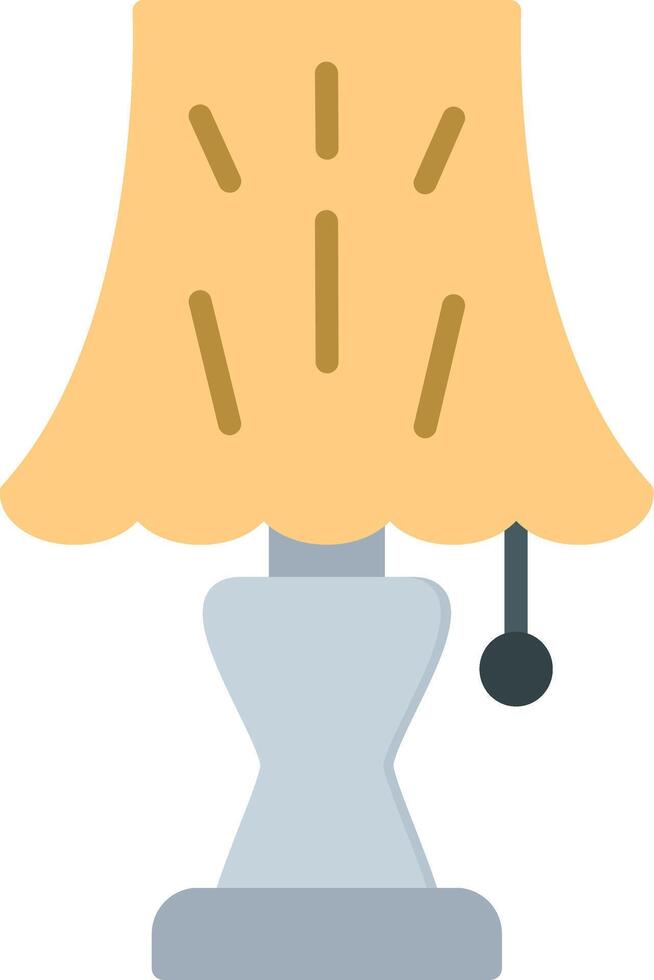 Lamp Flat Icon vector