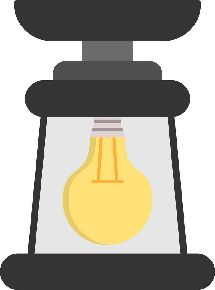 Lantern Flat Icon vector