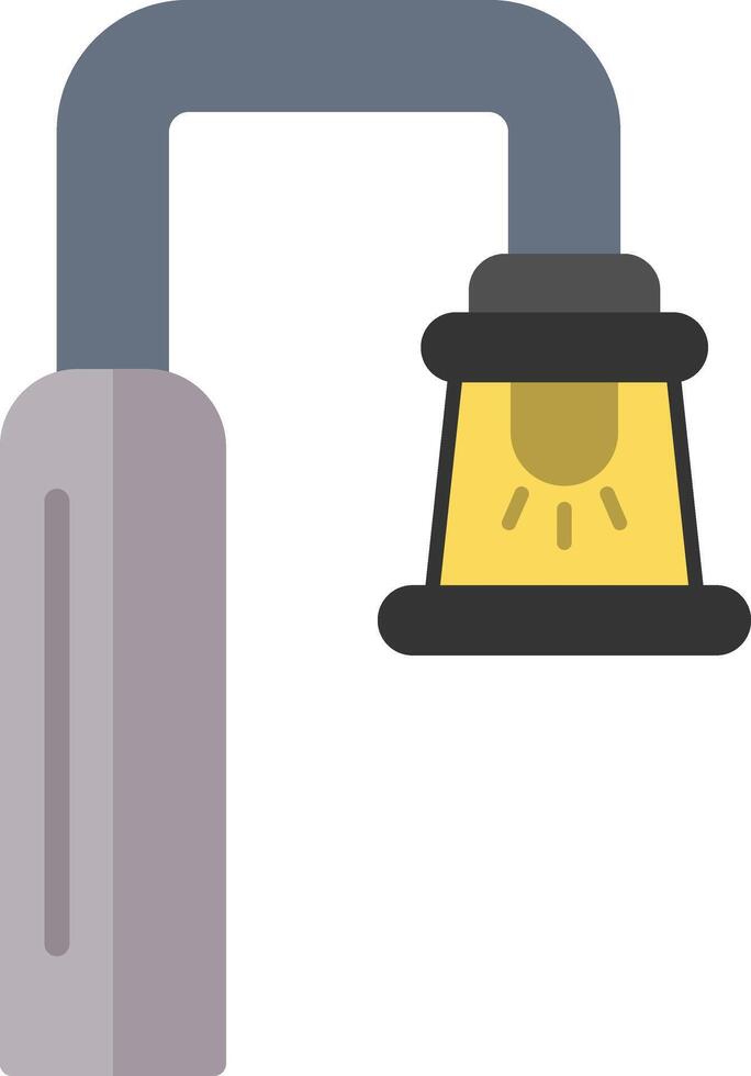 Street Light Flat Icon vector