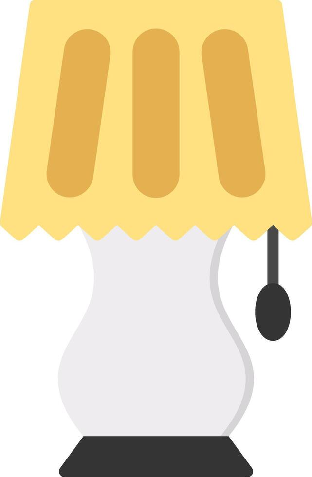 Lamp Flat Icon vector