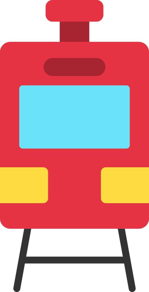 Train Flat Icon vector