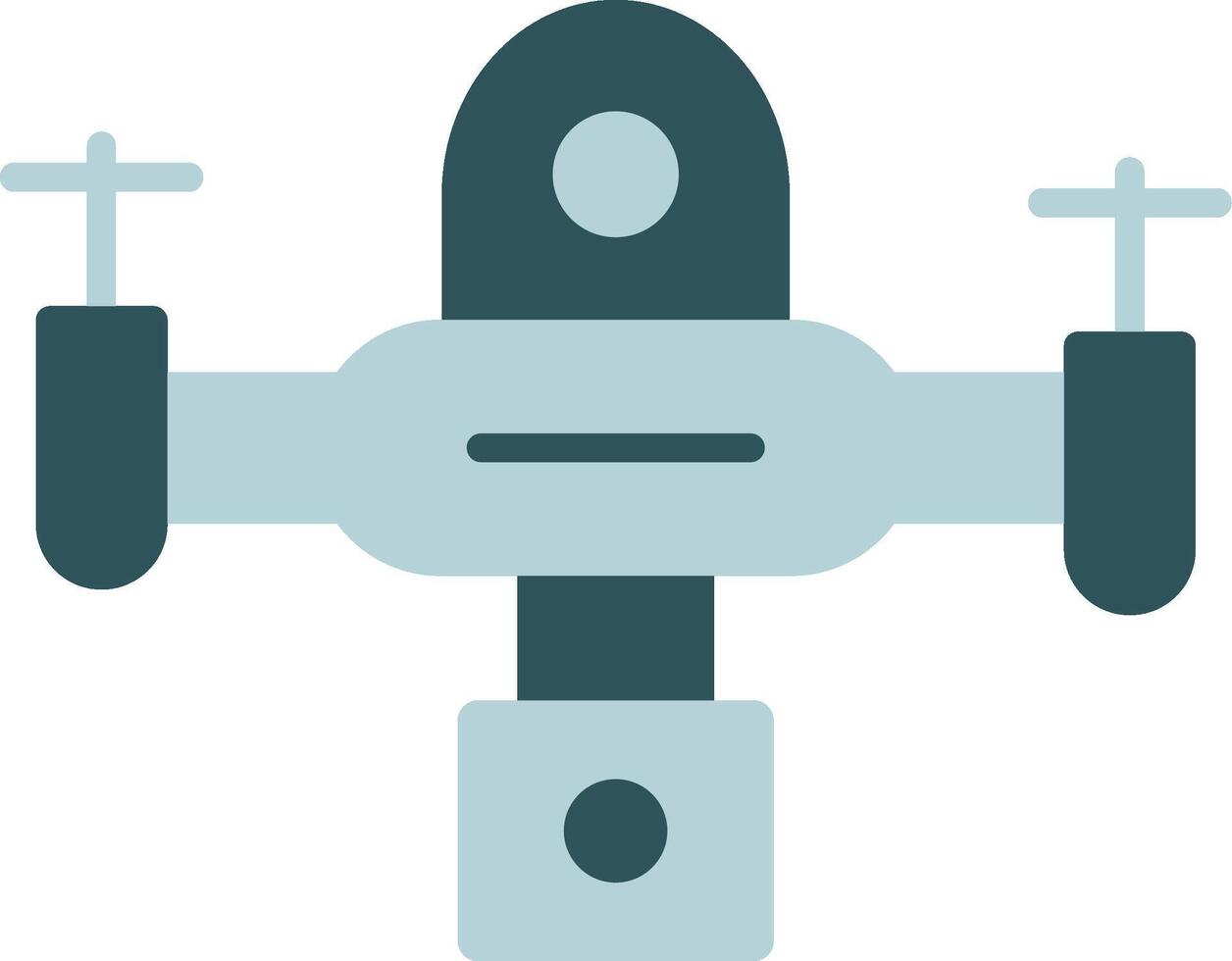 Drone Flat Icon vector
