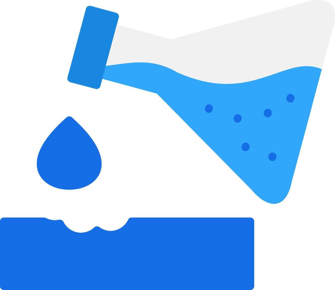 Corrosive Flat Icon vector