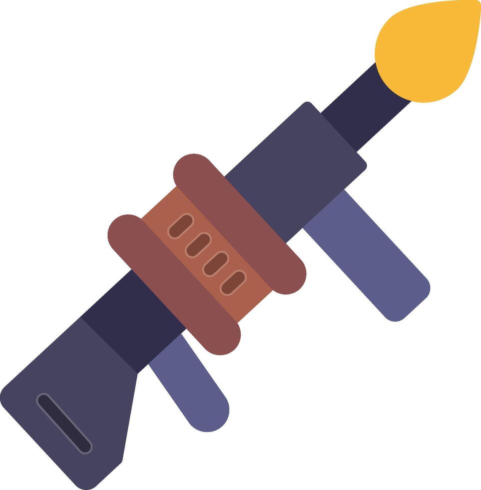Grenade Launcher Flat Icon vector