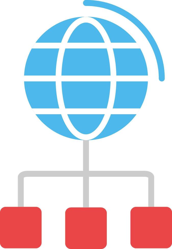 Social Network Flat Icon vector