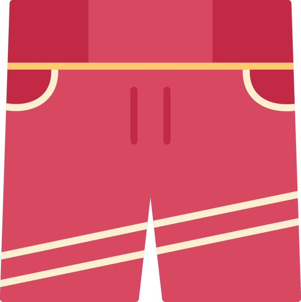 Shorts Flat Icon vector