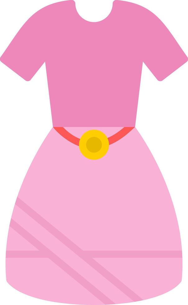 Dress Flat Icon vector