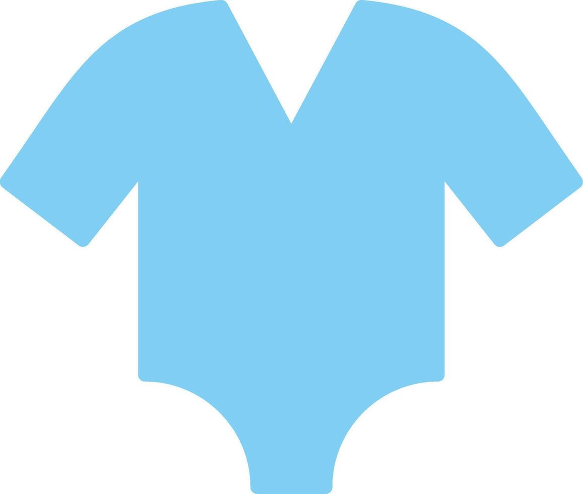 Bodysuit Flat Icon vector