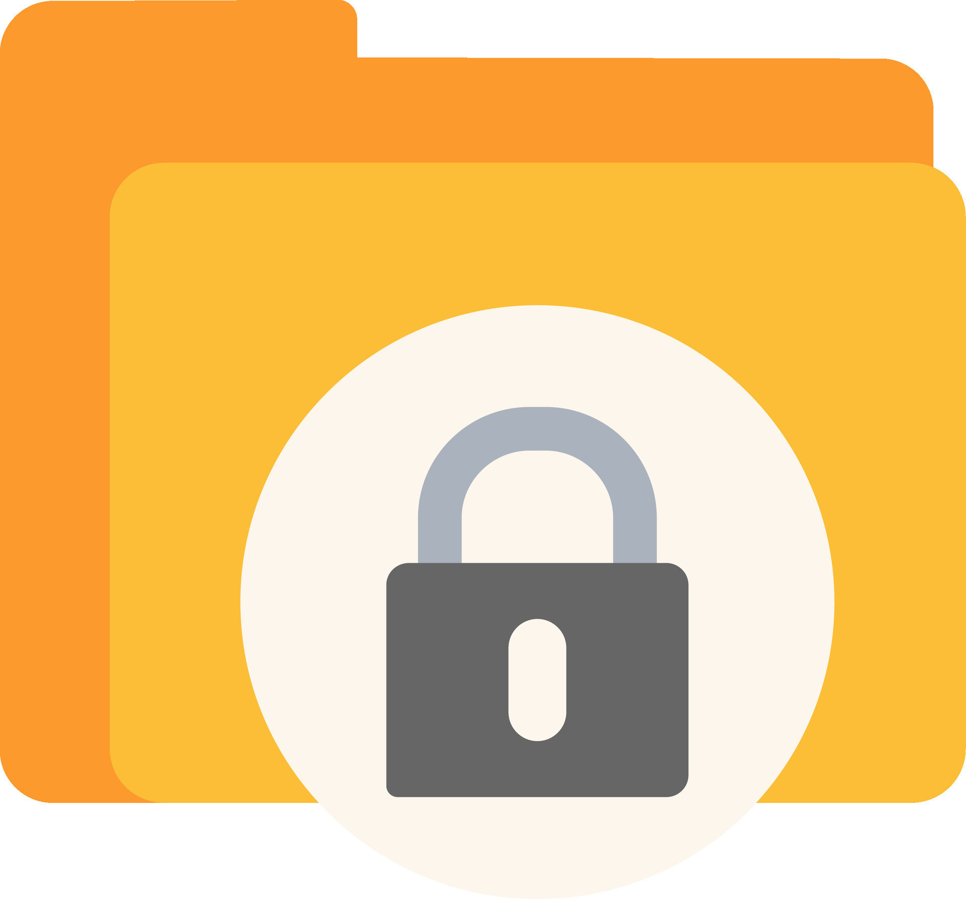 Secure Folder Flat Icon 43307964 Vector Art at Vecteezy