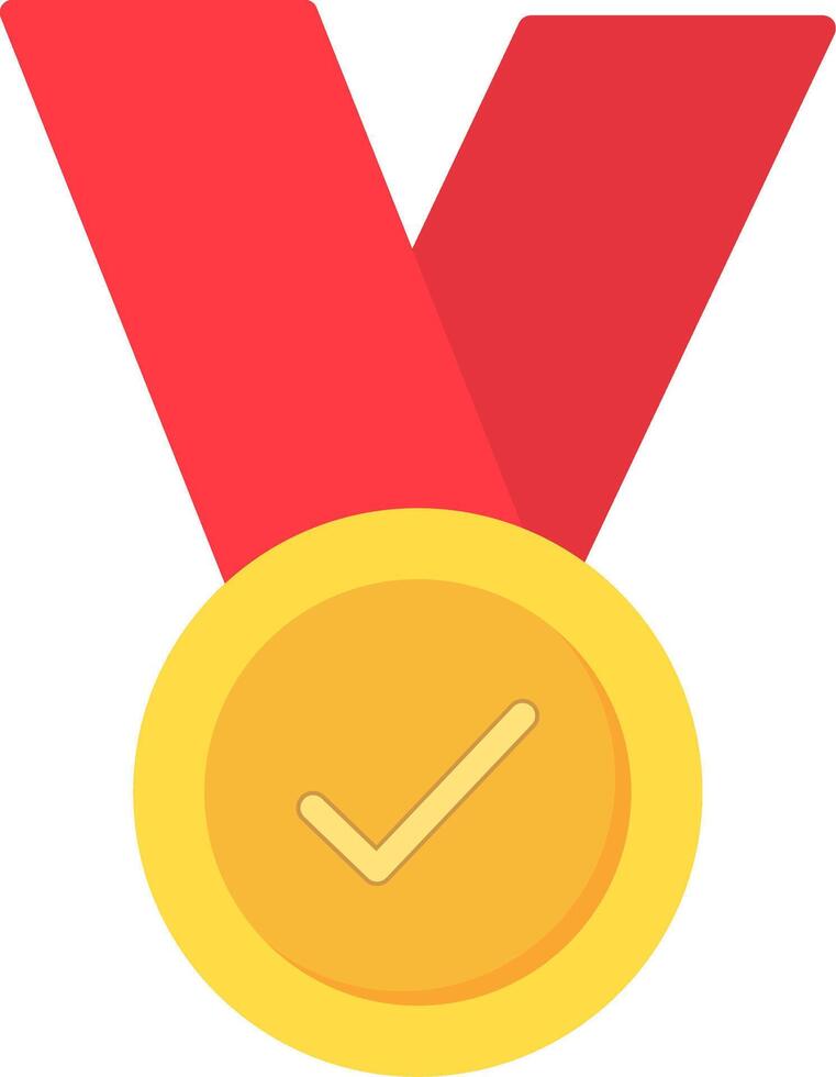 Medal Flat Icon vector