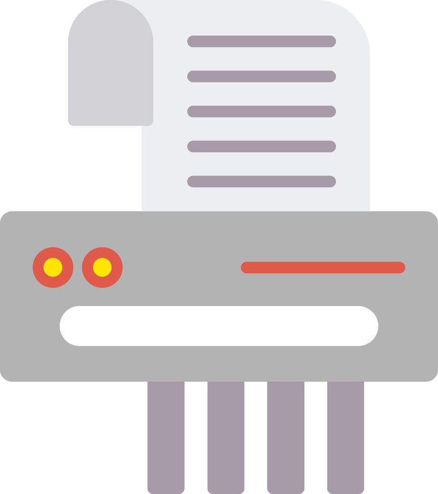 Shredder Flat Icon vector