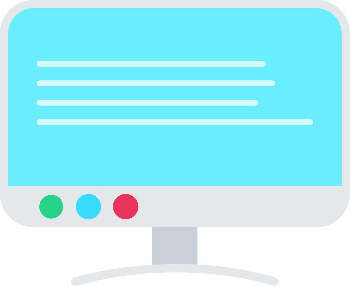 Tv Flat Icon vector