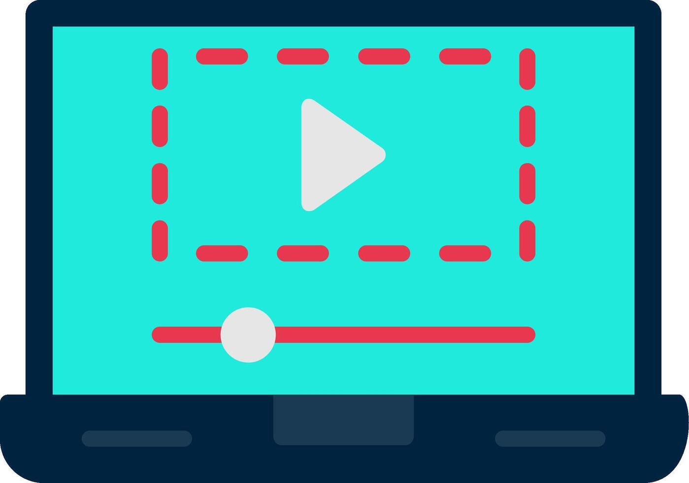 Laptop Flat Icon vector