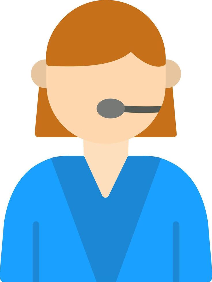 Assistant Flat Icon vector