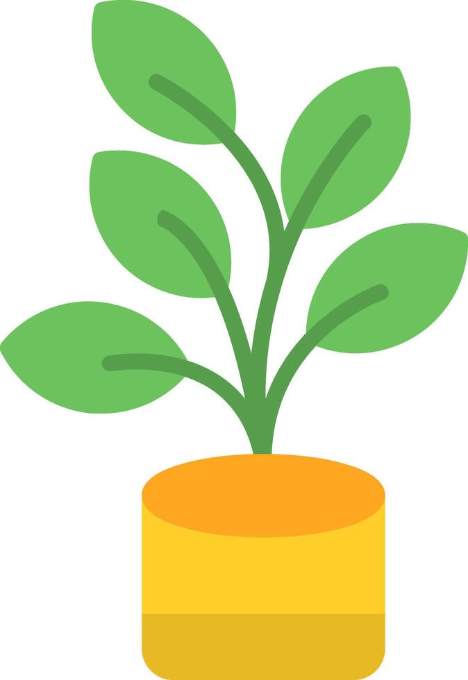 Ficus Flat Icon vector