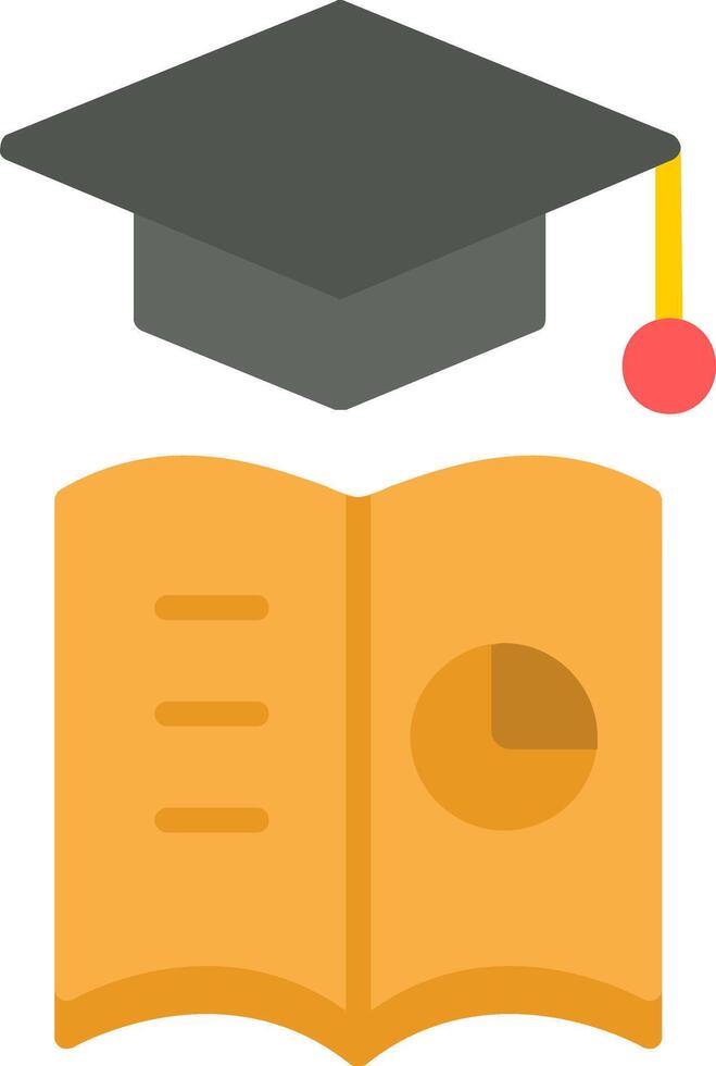 Learning Analytics Flat Icon vector