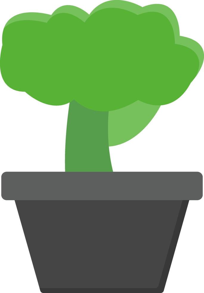 Bonsai Flat Icon vector